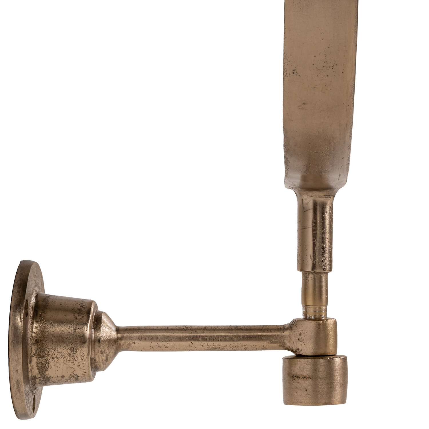 Richmond Interiors Spiegel Hasting brass antique aluminium ovaal