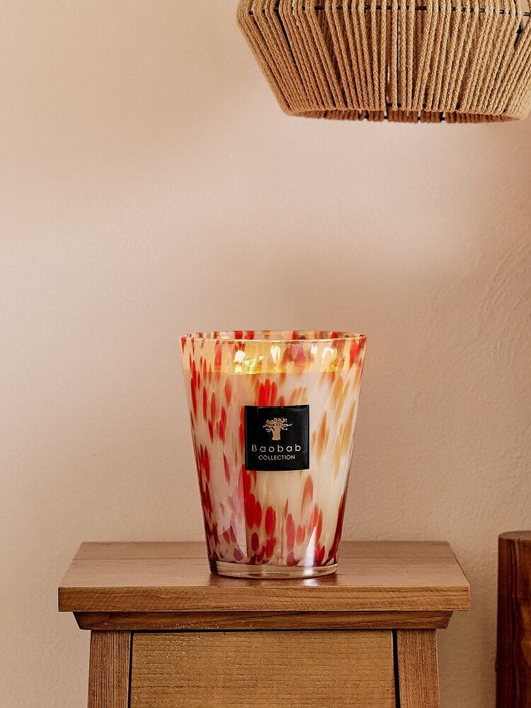 Baobab Collection Geurkaars Pearls Coral  Max 16