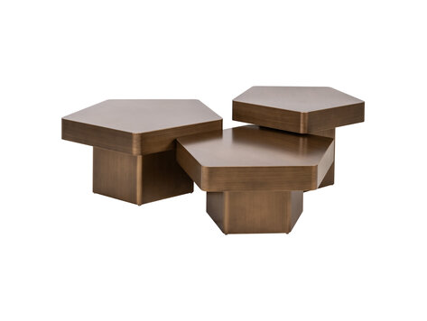 Richmond Interiors Salontafel Hexa set van 3 (SHOWMODEL)