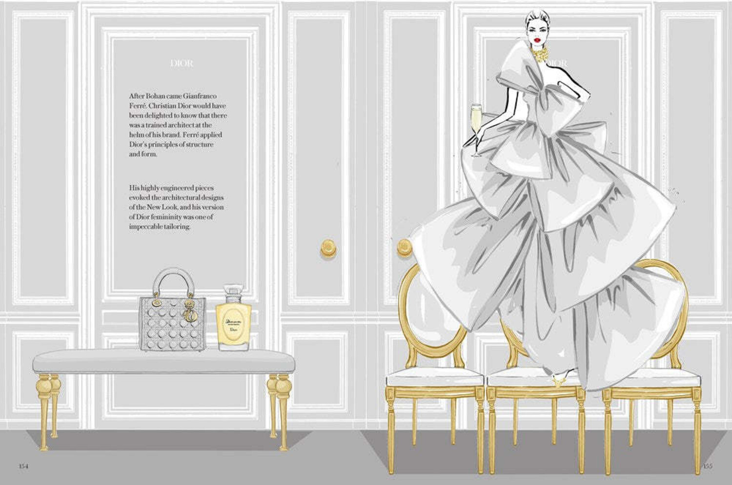 Koffietafelboek Christian Dior The Illustrated World of a Fashion Master