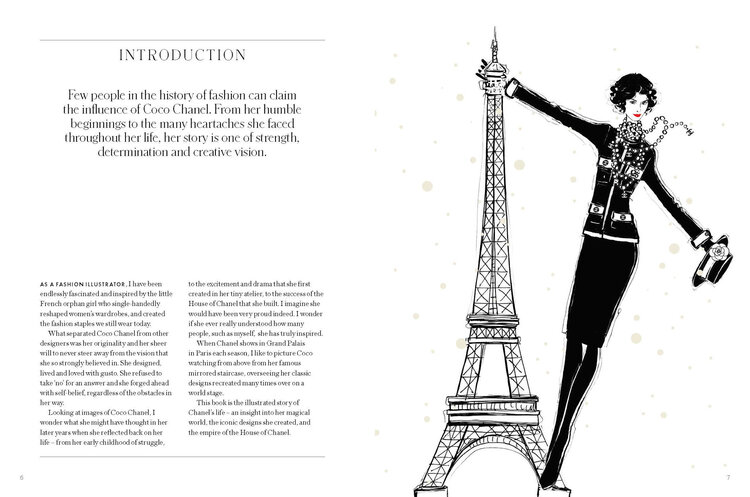 Koffietafelboek Coco Chanel The Illustrated World of a Fashion Icon