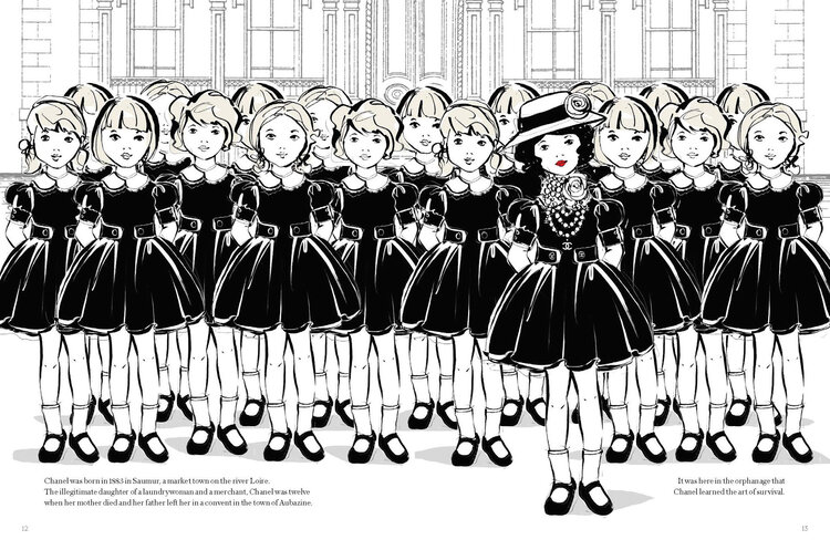 Koffietafelboek Coco Chanel The Illustrated World of a Fashion Icon