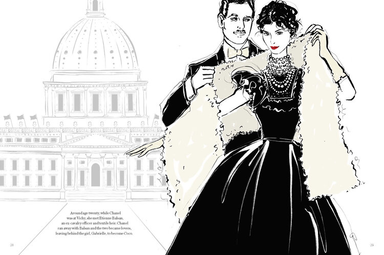 Koffietafelboek Coco Chanel The Illustrated World of a Fashion Icon