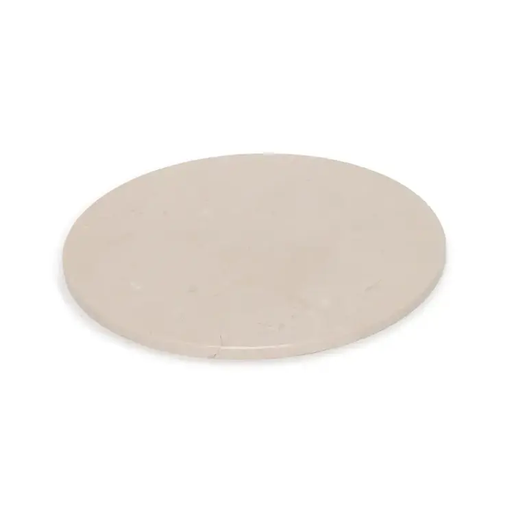 Dienblad marmer beige rond Ø30 cm
