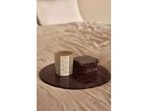 Dienblad marmer rood rond Ø30 cm