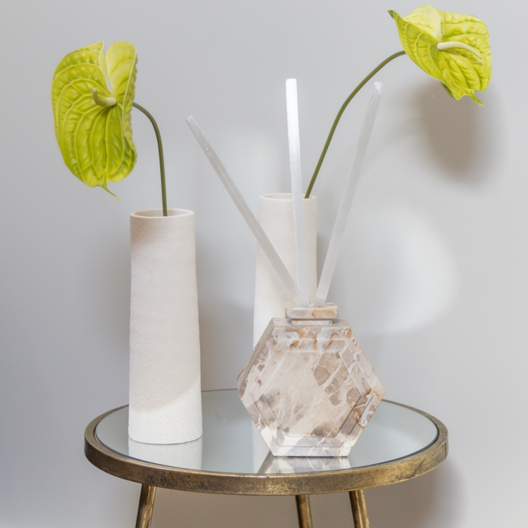 Fiducia N°2 Capri Diffuser met seleniet sticks en parfumolie