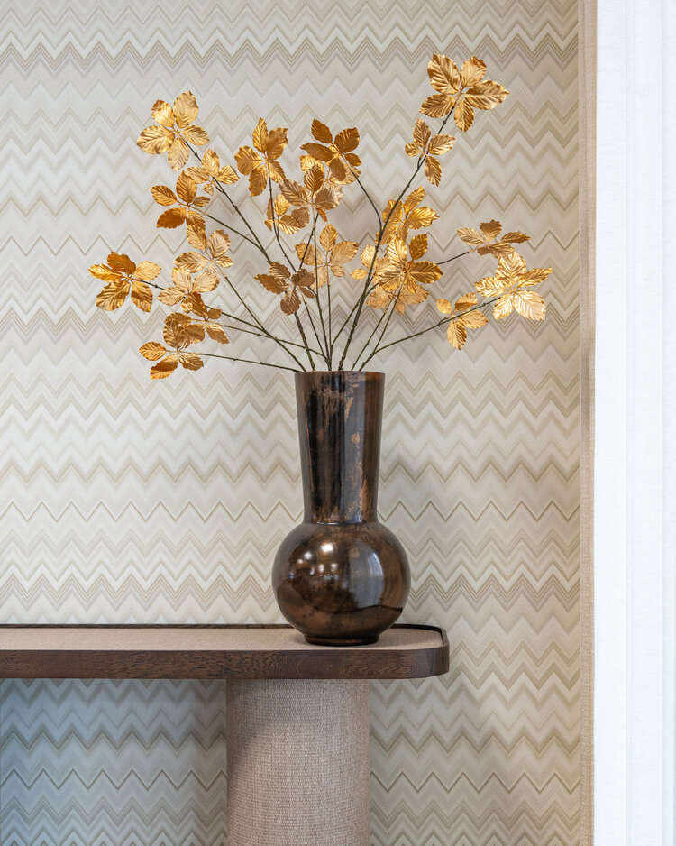 Richmond Interiors Console wandtafel Willox bruin eiken linnen