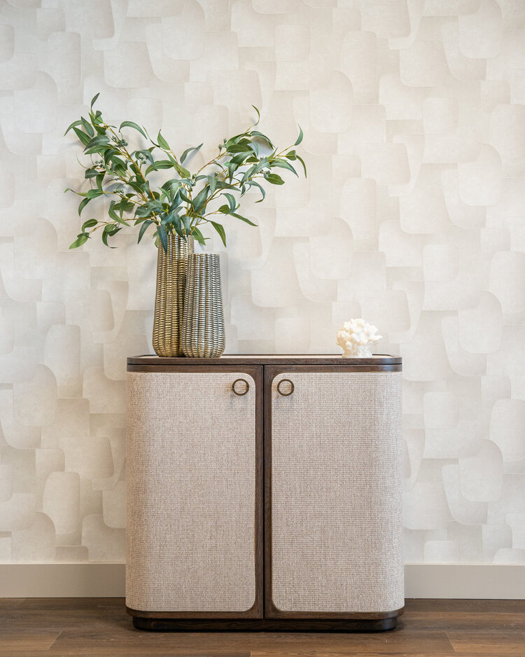Richmond Interiors Dressoir Willox bruin eiken linnen 2 deuren