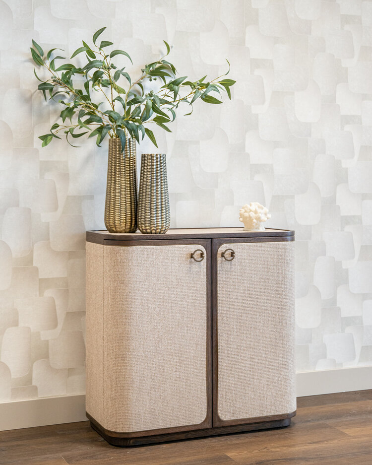 Richmond Interiors Dressoir Willox bruin eiken linnen 2 deuren