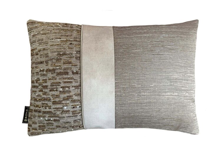Brons interieur Sierkussen Belle strook 45x30 cm