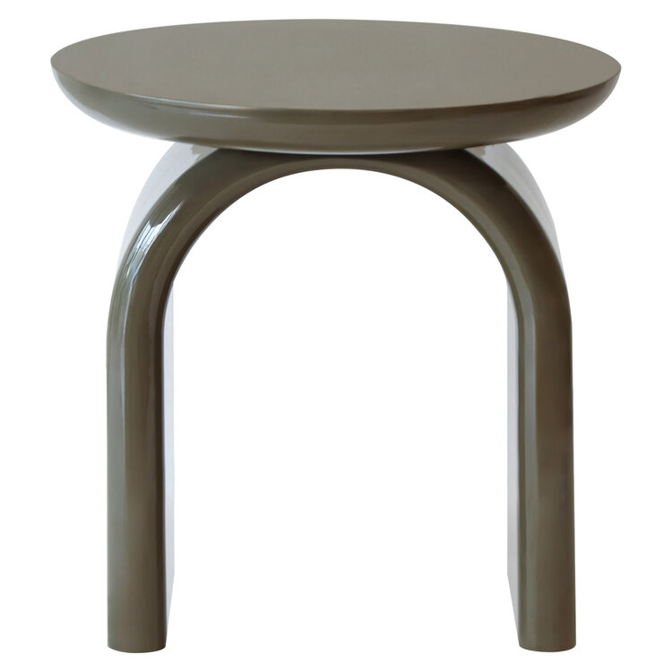 Richmond Interiors Bijzettafel Merrick green Ø50 cm rond
