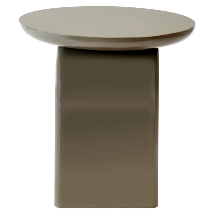Richmond Interiors Bijzettafel Merrick green Ø50 cm rond