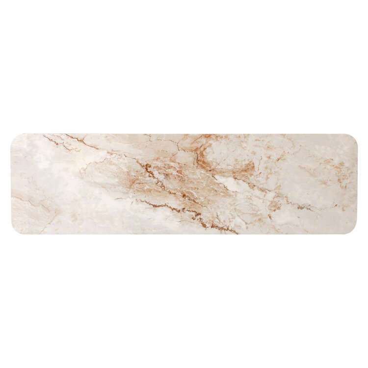 Richmond Interiors Console wandtafel Colson brown keramiek rechthoek
