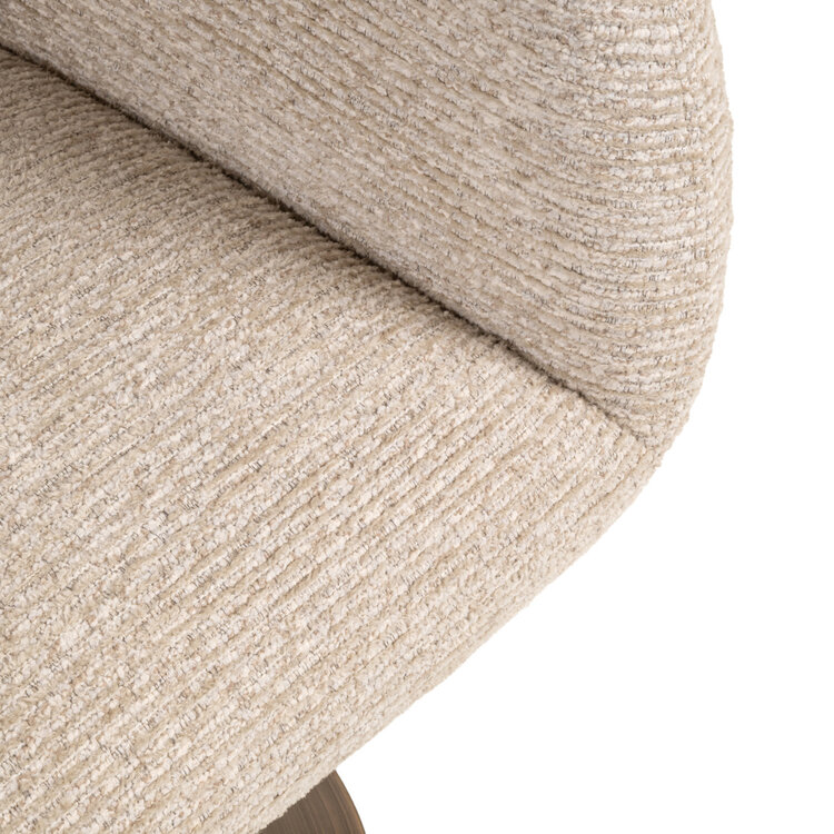 Richmond Interiors Eetkamerstoel Aldo natural linear draaibaar