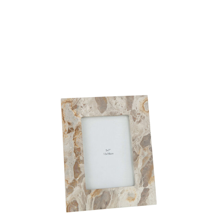 Fotolijst Marble beige groot