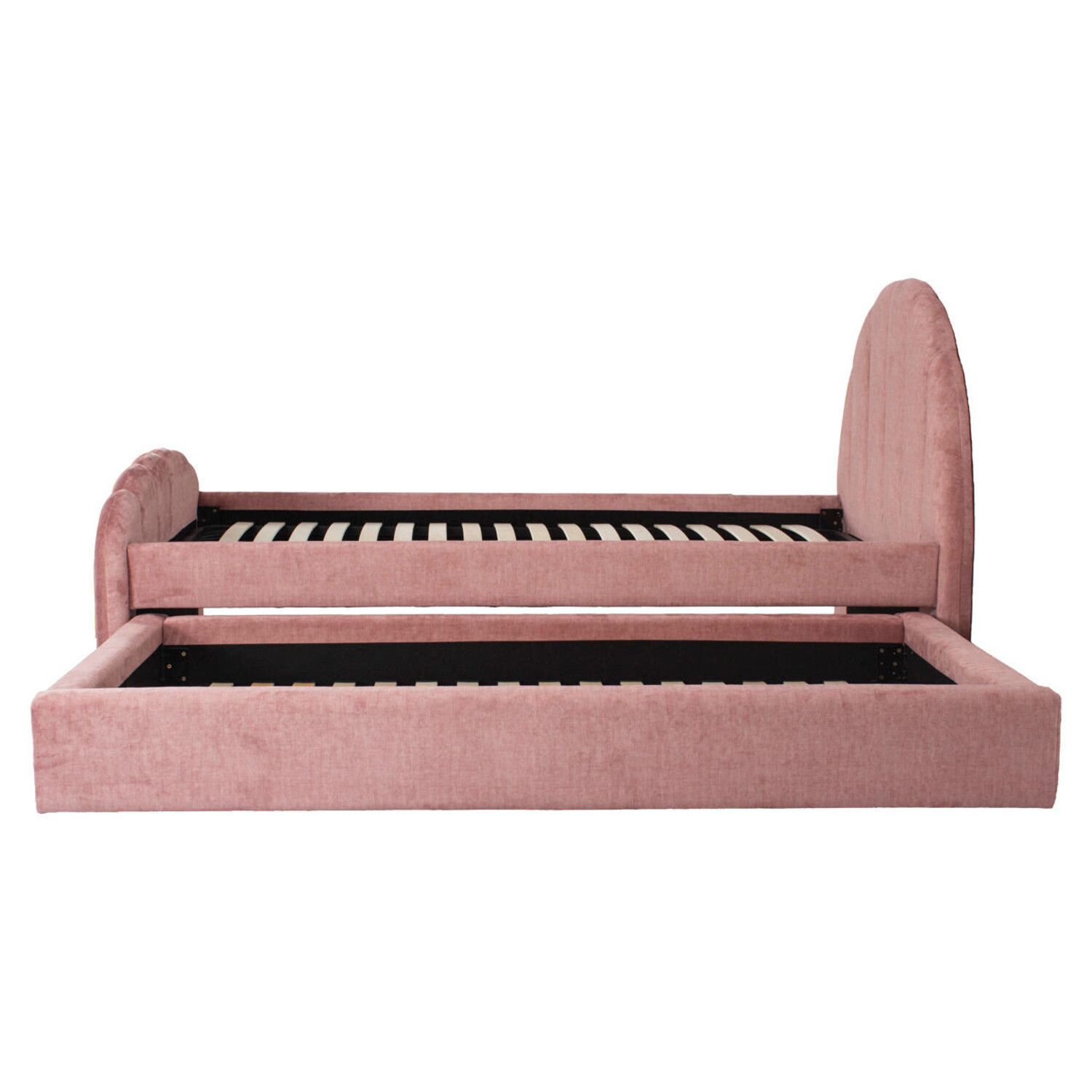 Richmond Interiors Bed Pixie rosewood jewel met pull-out bed 120x200 cm