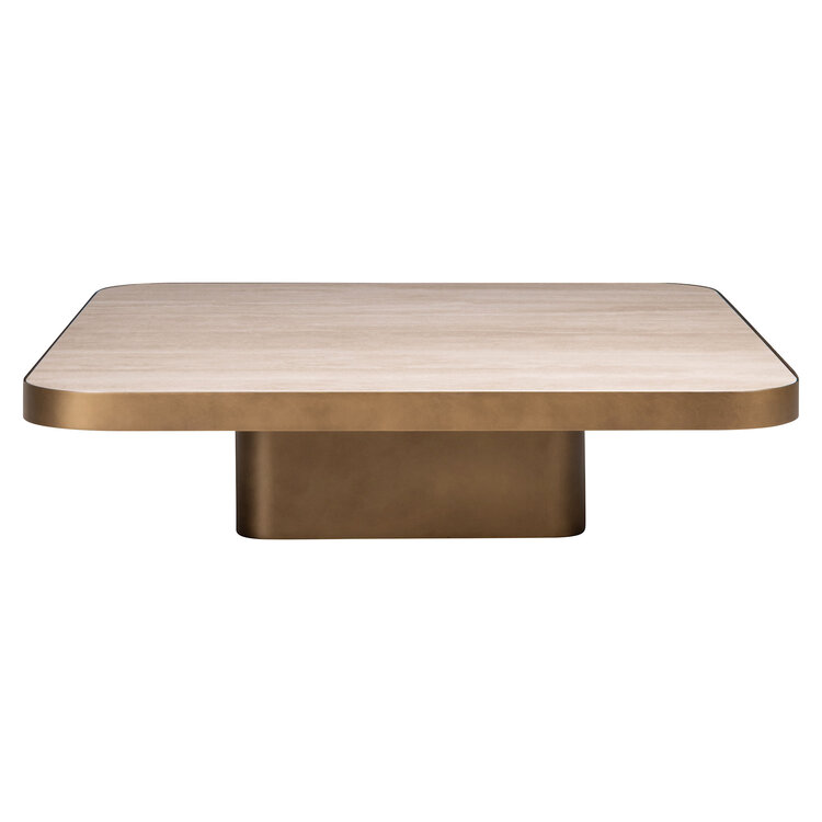 Richmond Interiors Salontafel Claridge beige cumulus 100x100 cm