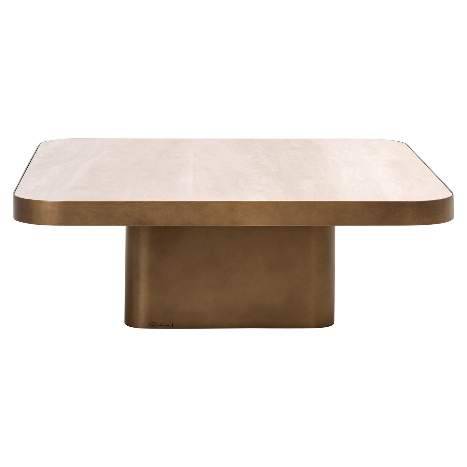 Richmond Interiors Salontafel Claridge beige cumulus 90x90 cm