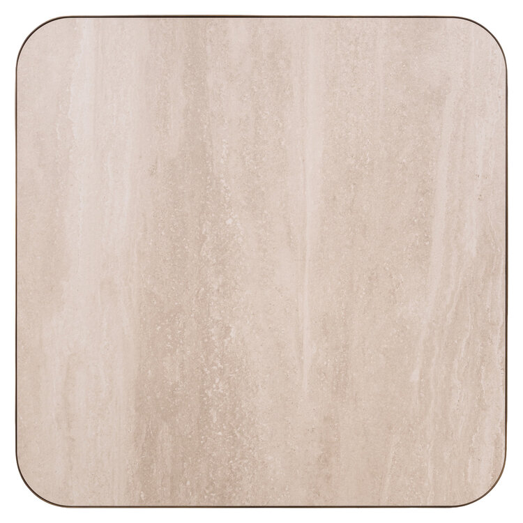 Richmond Interiors Salontafel Claridge beige cumulus 90x90 cm