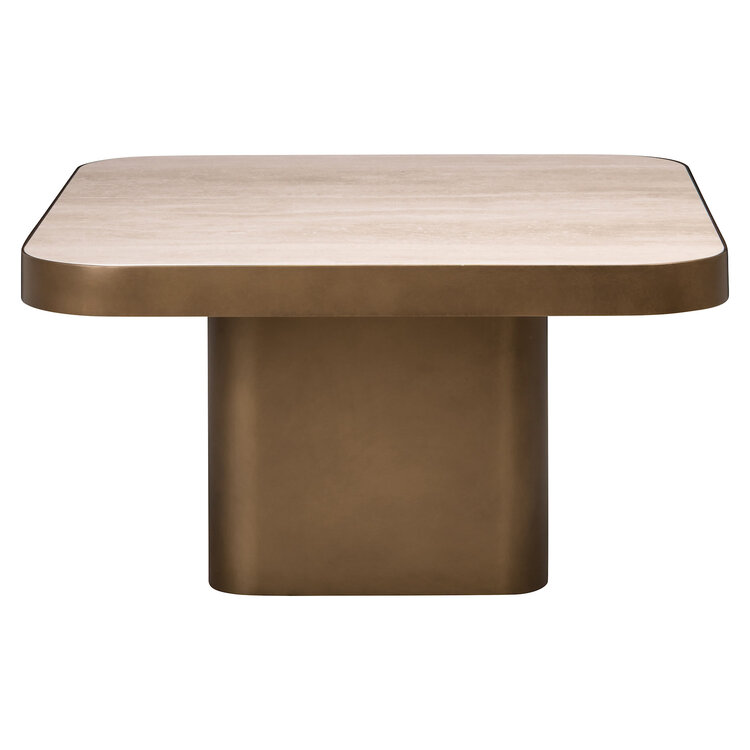 Richmond Interiors Salontafel Claridge beige cumulus 70x70 cm