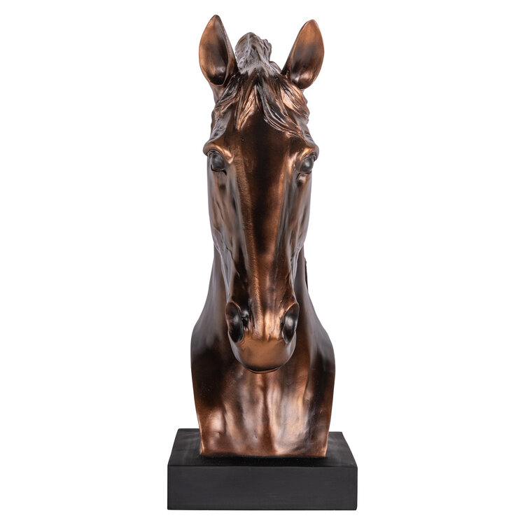 Richmond Interiors Decoratie object Shadow bronze paardenhoofd brons
