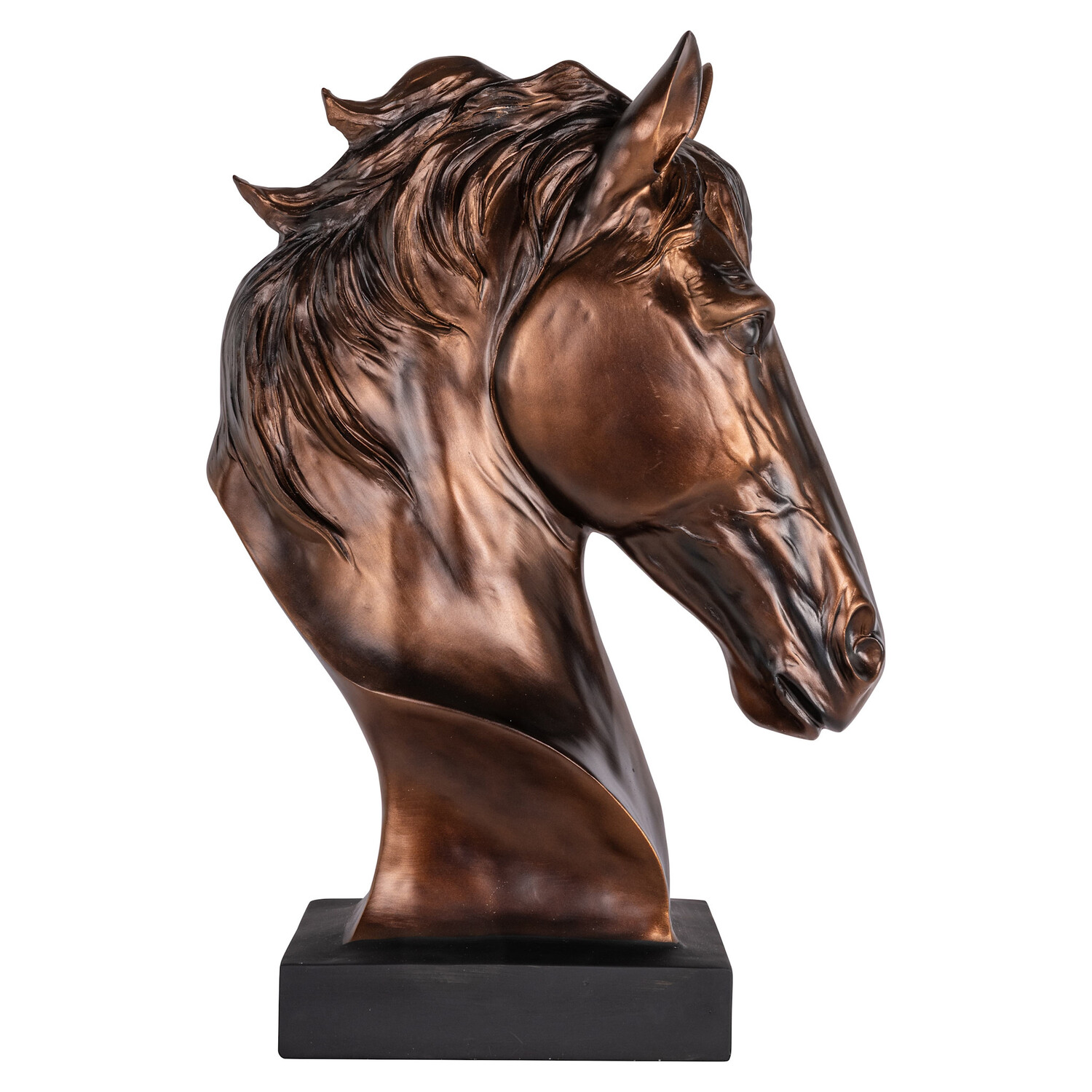 Richmond Interiors Decoratie object Shadow bronze paardenhoofd brons