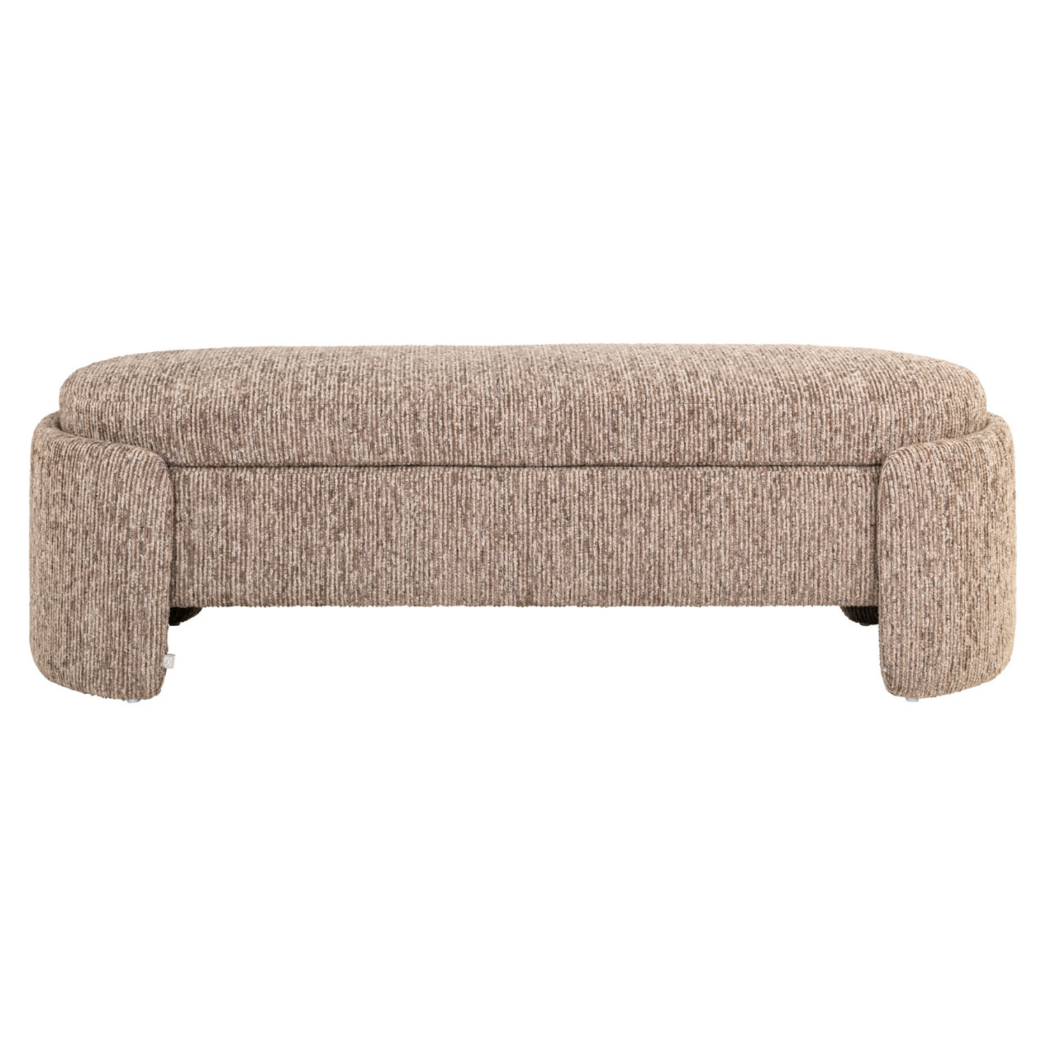 Richmond Interiors Bankje Cupid mocca linear met opbergruimte