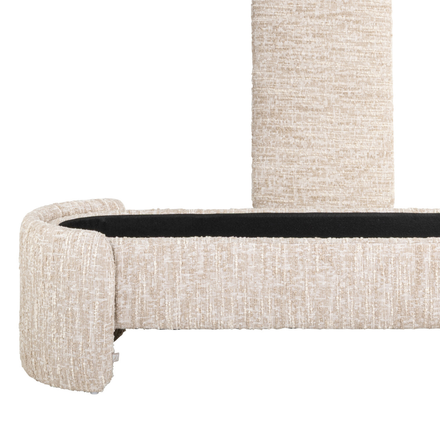 Richmond Interiors Bankje Cupid beige angora met opbergruimte