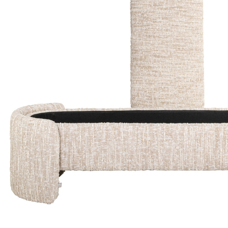 Richmond Interiors Bankje Cupid beige angora met opbergruimte