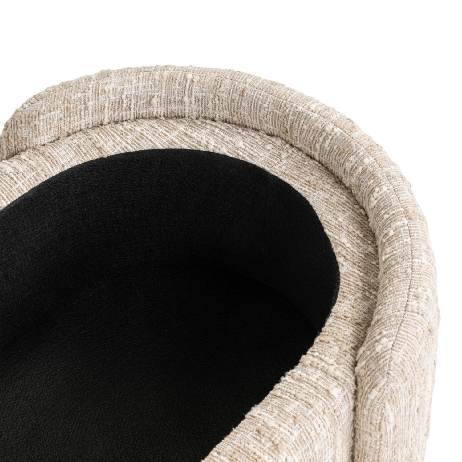 Richmond Interiors Bankje Cupid beige angora met opbergruimte