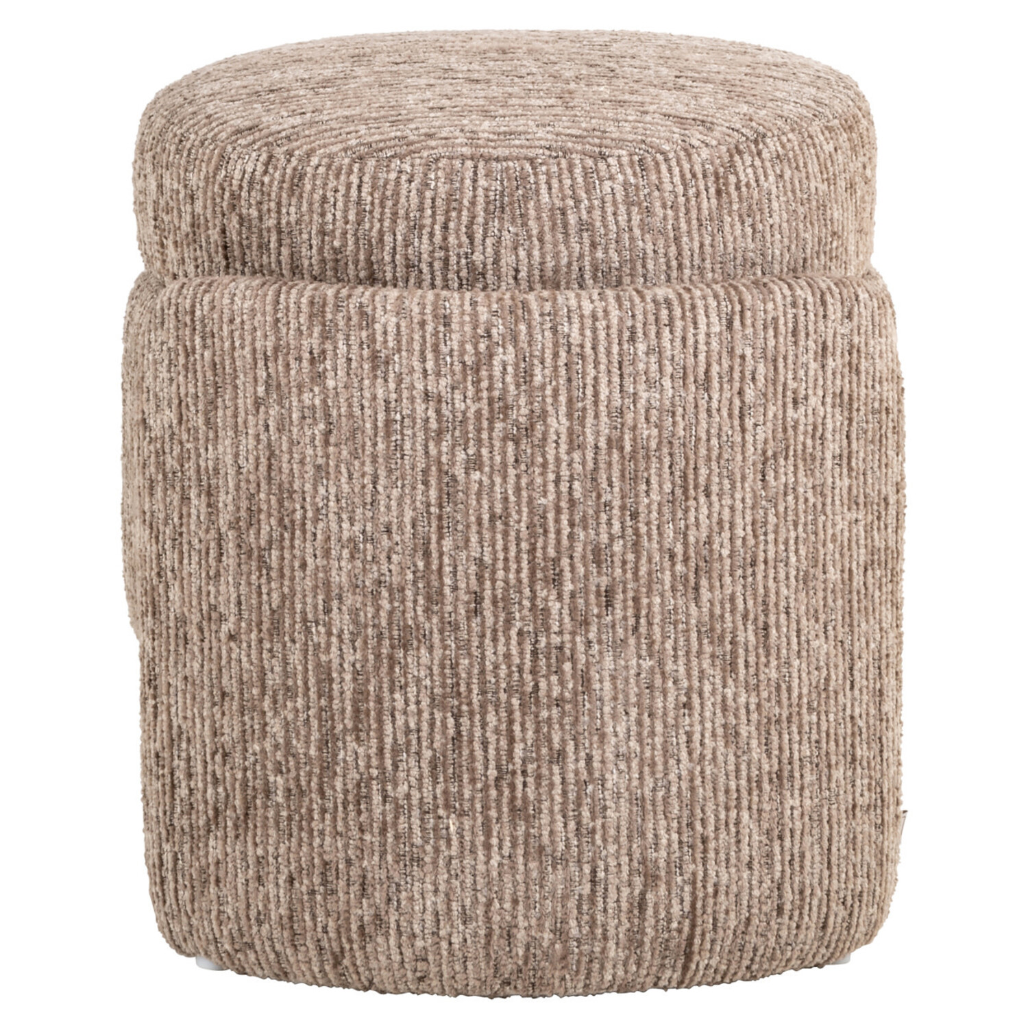 Richmond Interiors Poef voetenbankje Cupid mocca linear met opbergruimte