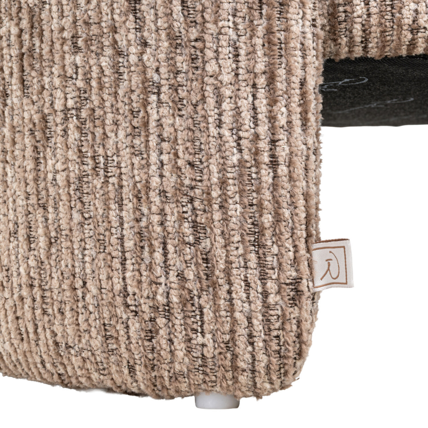 Richmond Interiors Poef voetenbankje Cupid mocca linear met opbergruimte