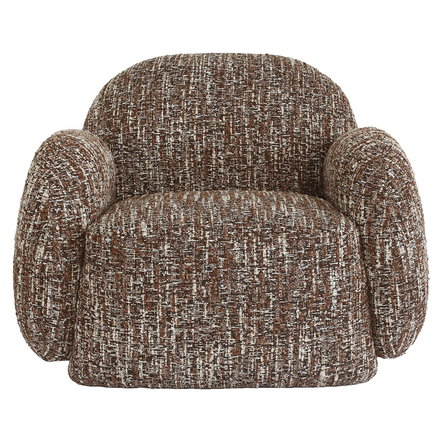 Richmond Interiors Loungestoel fauteuil Roxy terra magic roodbruin