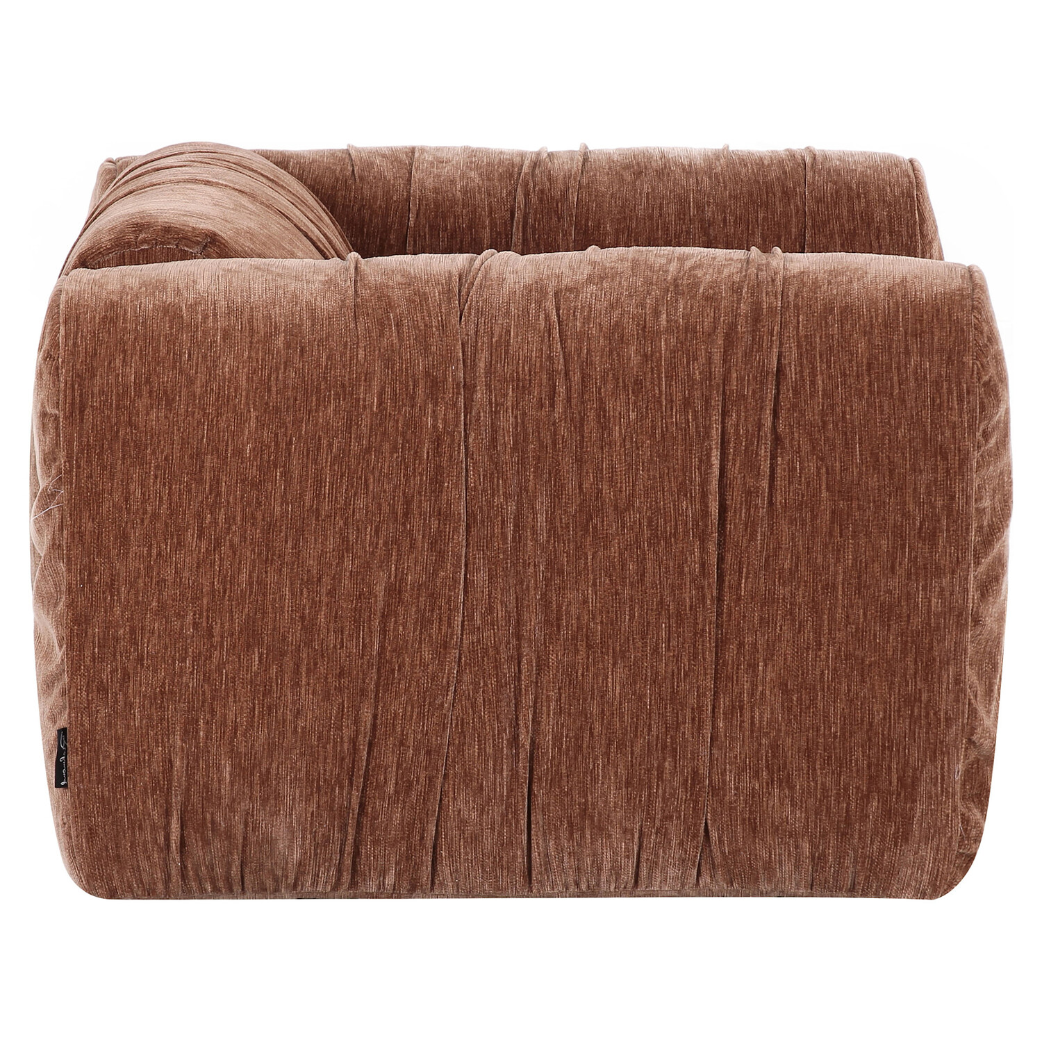 Richmond Interiors Loungestoel fauteuil Monty be straight coffee bruin