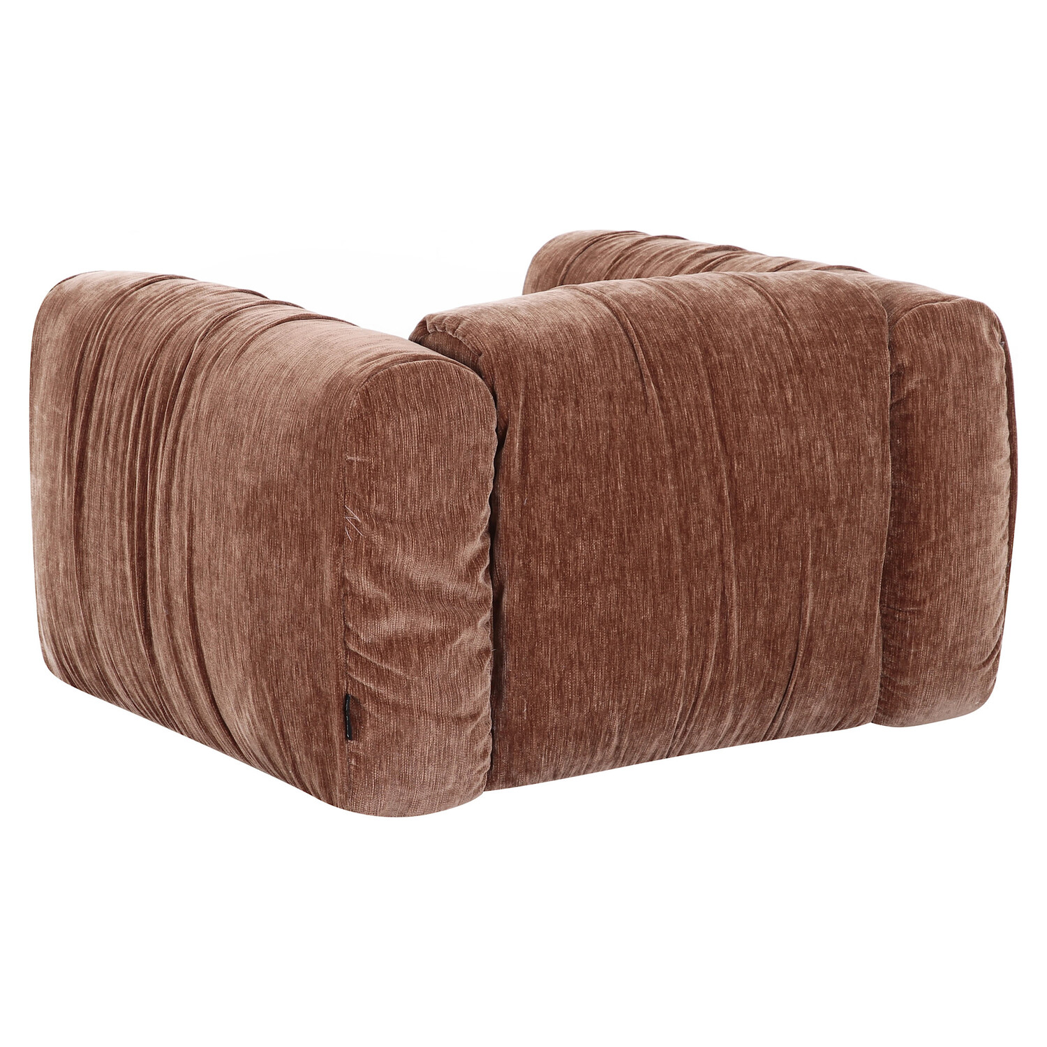 Richmond Interiors Loungestoel fauteuil Monty be straight coffee bruin