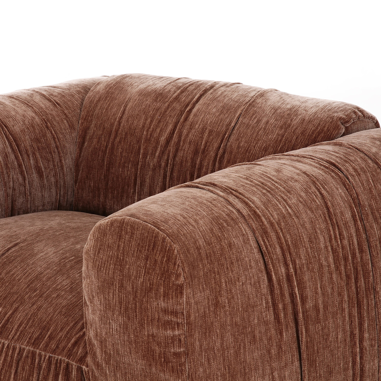 Richmond Interiors Loungestoel fauteuil Monty be straight coffee bruin