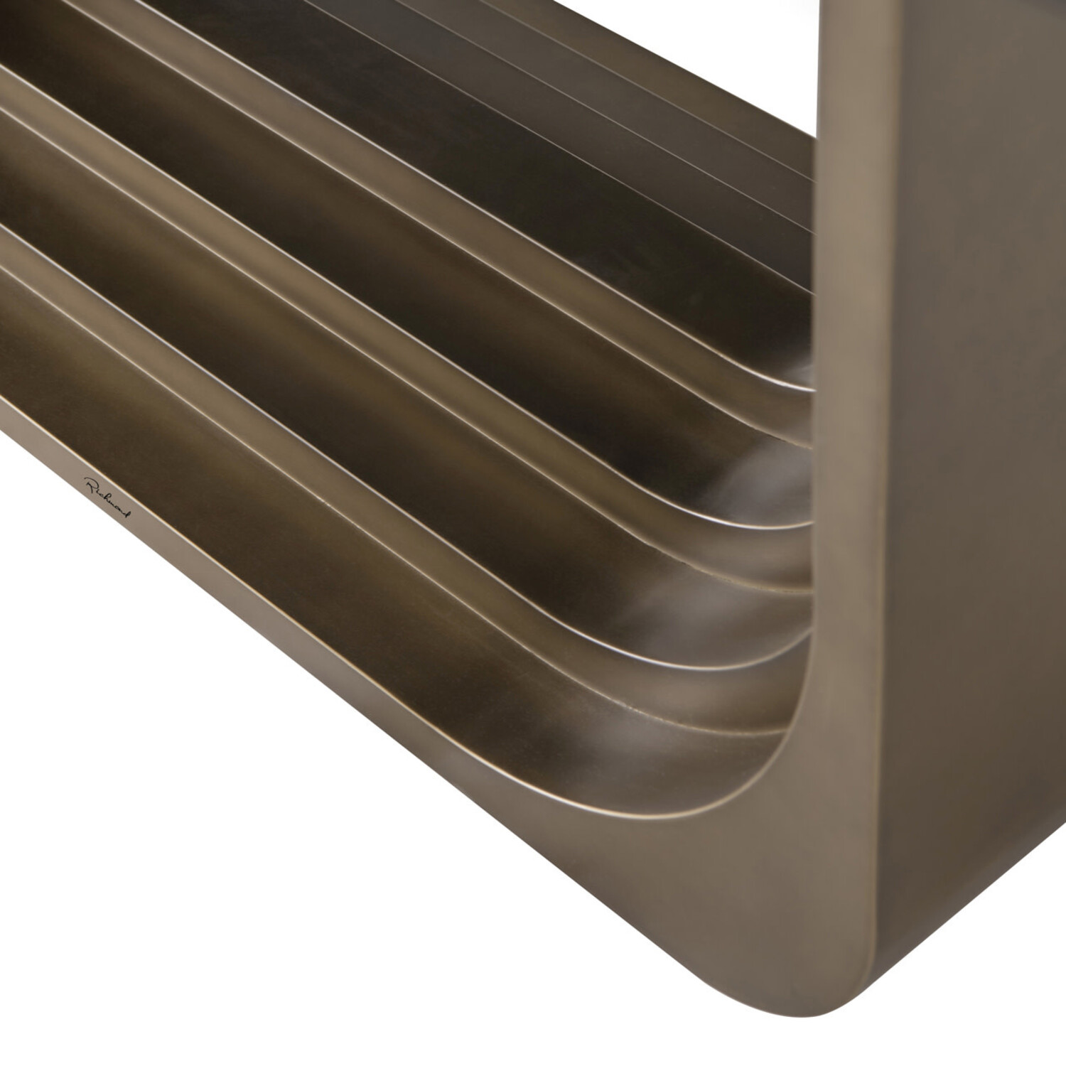 Richmond Interiors Eettafel Maxfield keramiek beige glas 230 cm