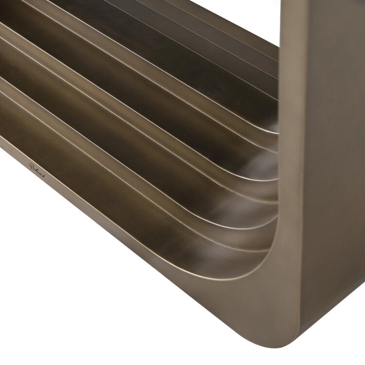 Richmond Interiors Eettafel Maxfield keramiek beige glas 230 cm