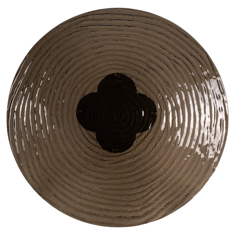 Richmond Interiors Eettafel Glastonburry gold antique glas Ø135 cm
