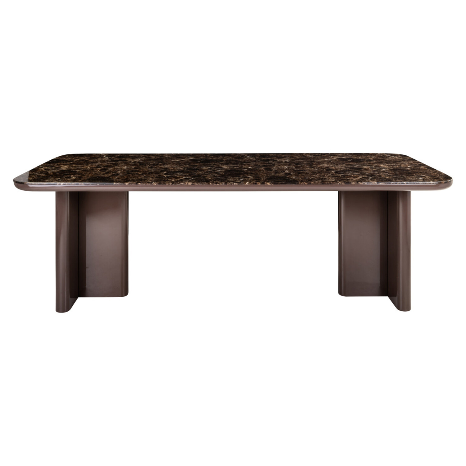 Richmond Interiors Eettafel Almundi chocolat brown keramiek bruin 230 cm