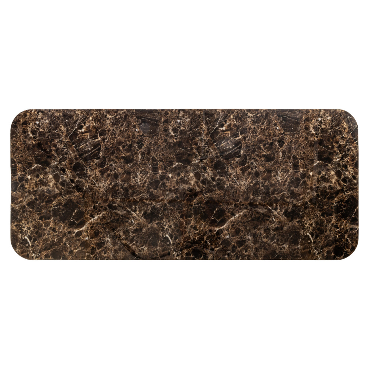 Richmond Interiors Eettafel Almundi chocolat brown keramiek bruin 230 cm