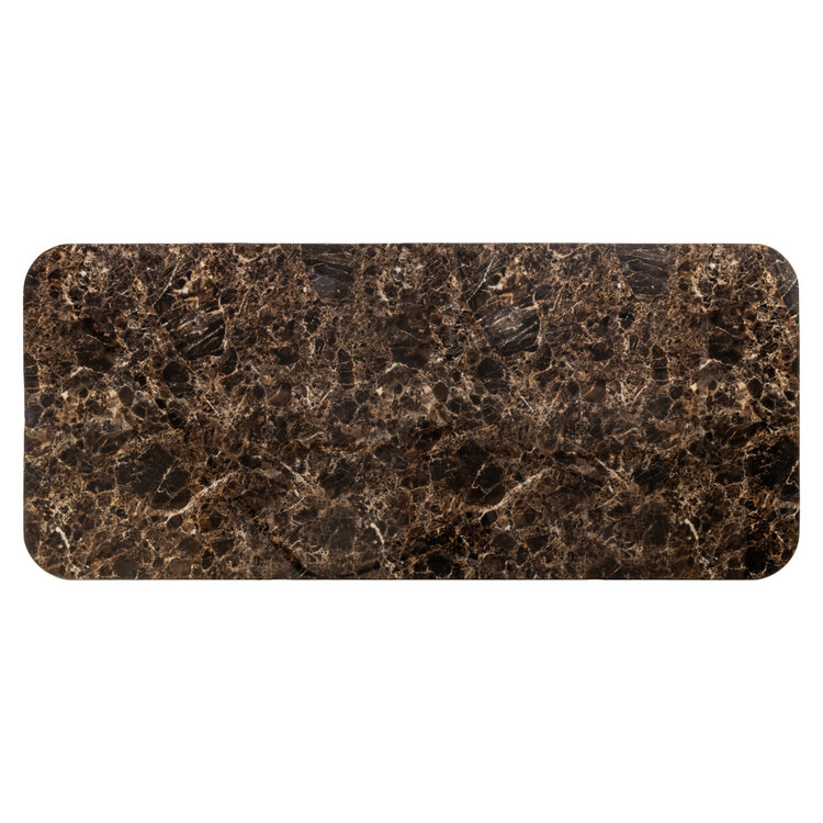 Richmond Interiors Eettafel Almundi chocolat brown keramiek bruin 230 cm