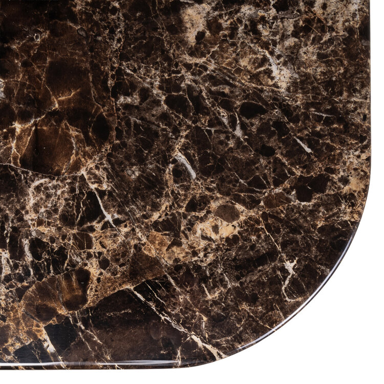 Richmond Interiors Eettafel Almundi chocolat brown keramiek bruin 230 cm