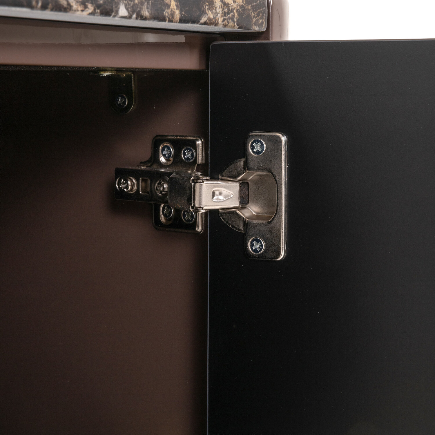 Richmond Interiors TV-meubel Almundi chocolat brown keramiek bruin