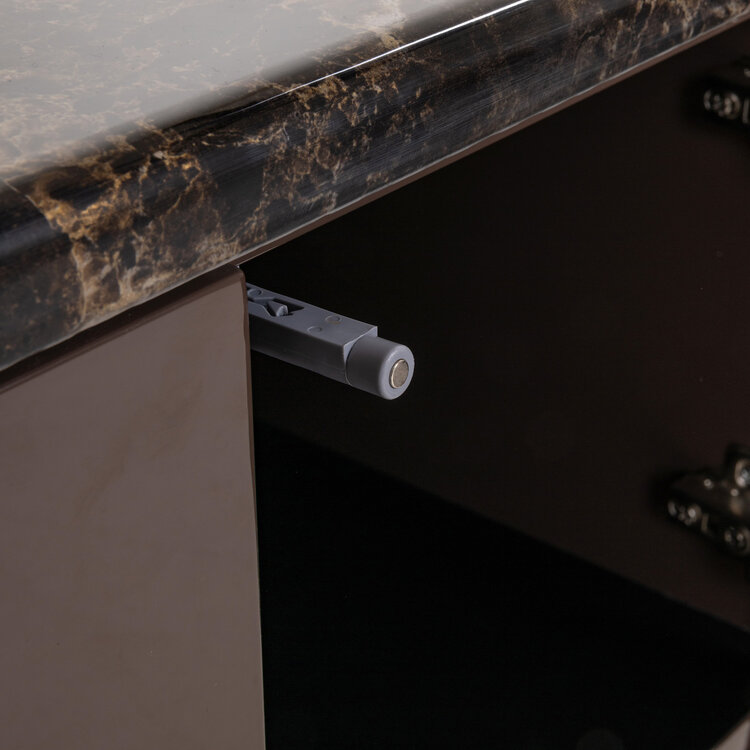 Richmond Interiors TV-meubel Almundi chocolat brown keramiek bruin