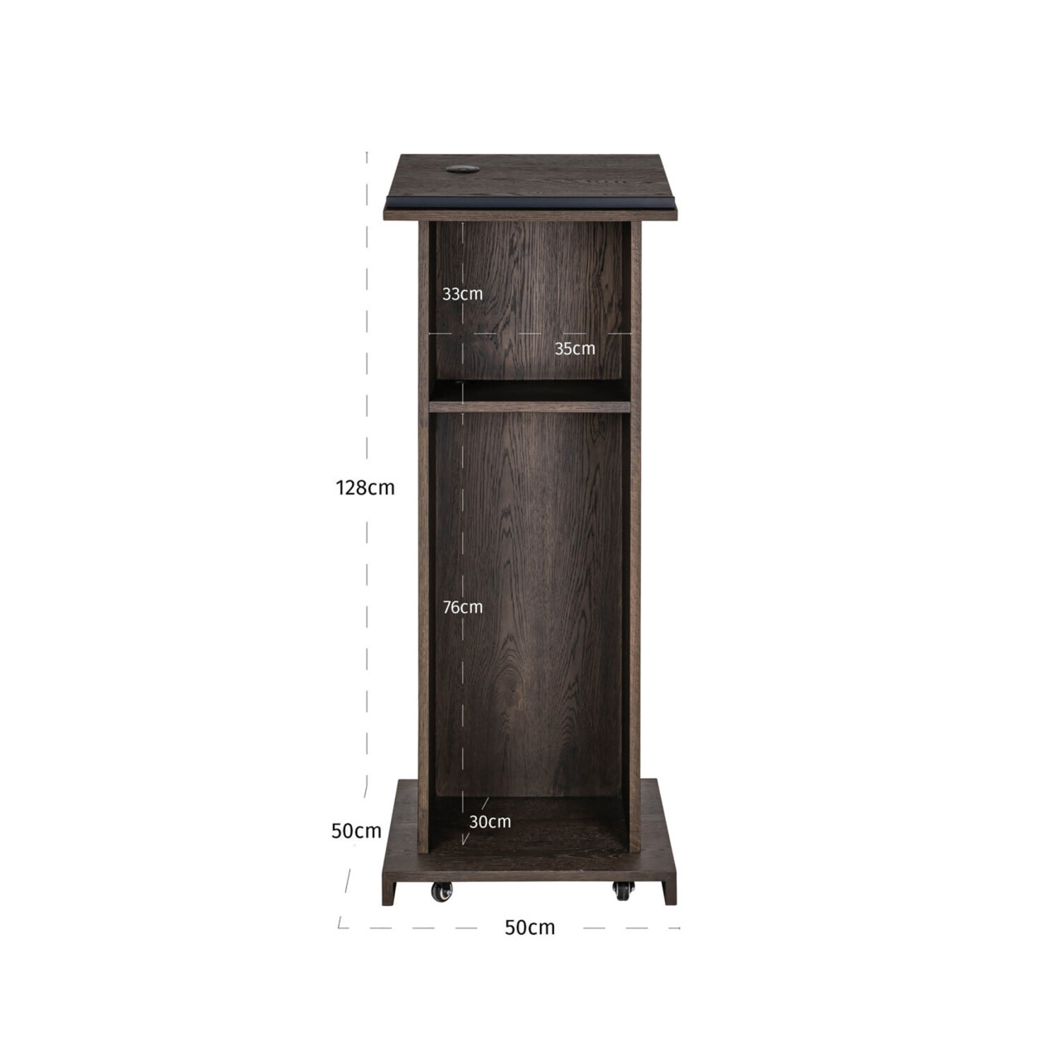 Richmond Interiors Bartafel Ritz brown conferentietafel eiken fineer bruin