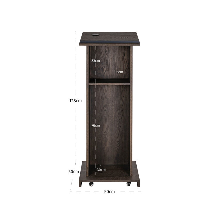 Richmond Interiors Bartafel Ritz brown conferentietafel eiken fineer bruin