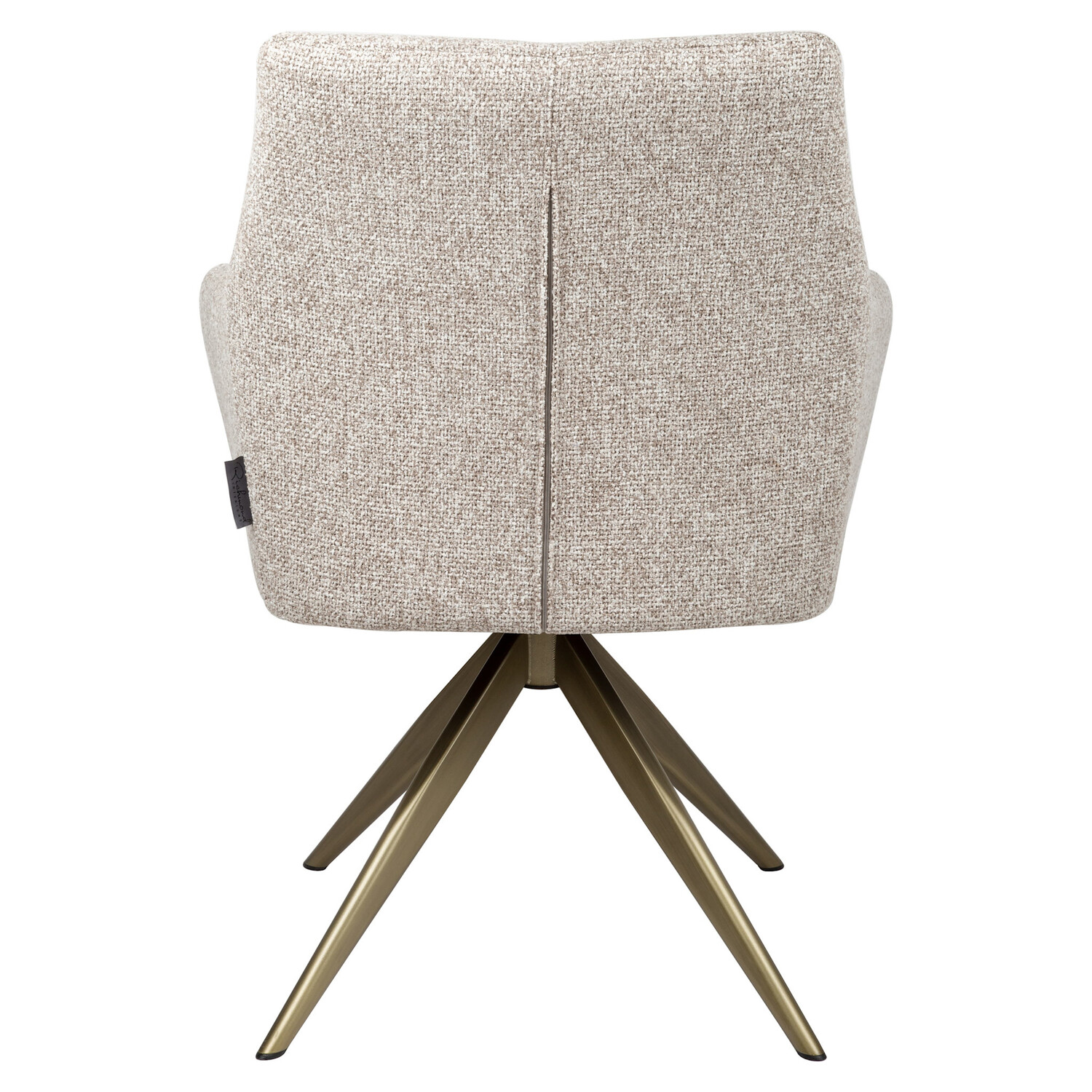 Richmond Interiors Eetkamerstoel Lisonne cayenne brown zand draaibaar