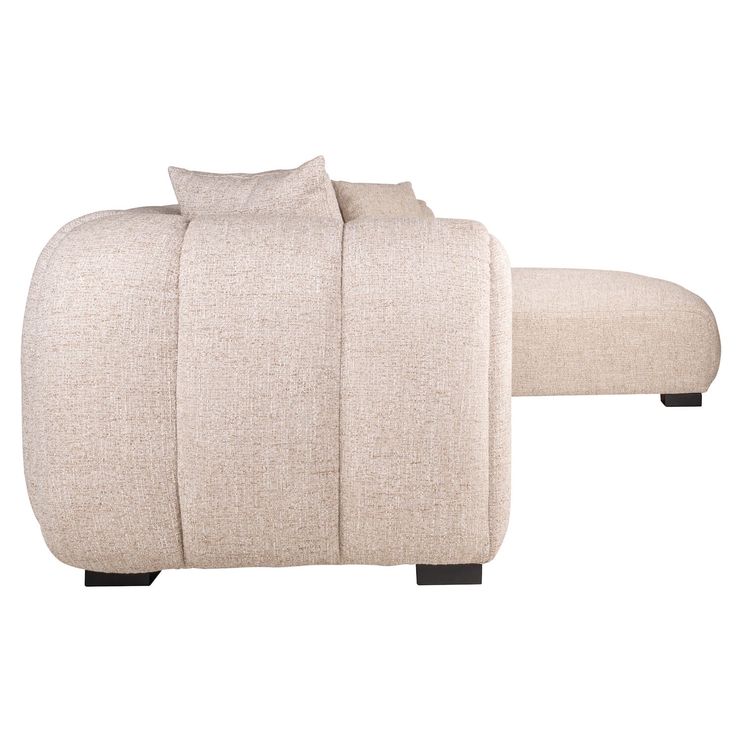 Richmond Interiors Loungebank Novaro cream tweed crème lounge rechts