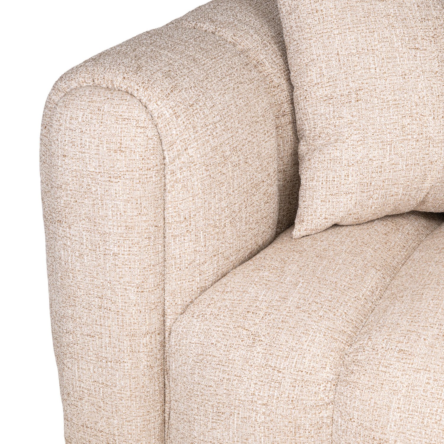 Richmond Interiors Loungebank Novaro cream tweed crème lounge rechts